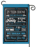 In This House Garden Flag