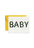 BABY Shower Love Wildflower Seed Paper Card