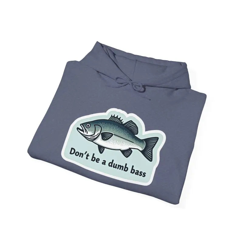 Ocean State Styles Hoodie Dont Be A Bass Graphic For Anglers