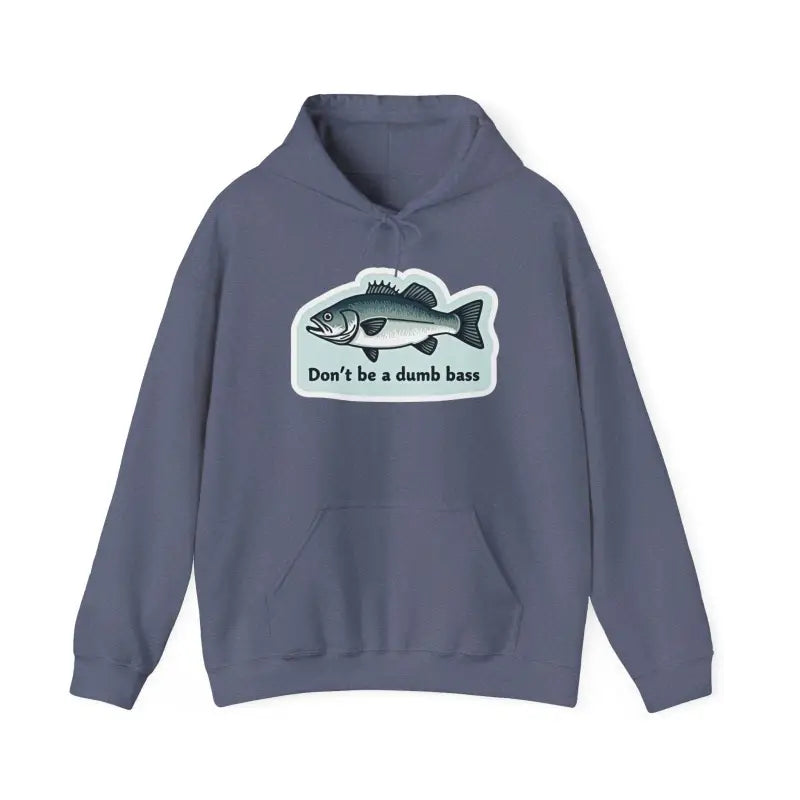 Ocean State Styles Hoodie Dont Be A Bass Graphic For Anglers