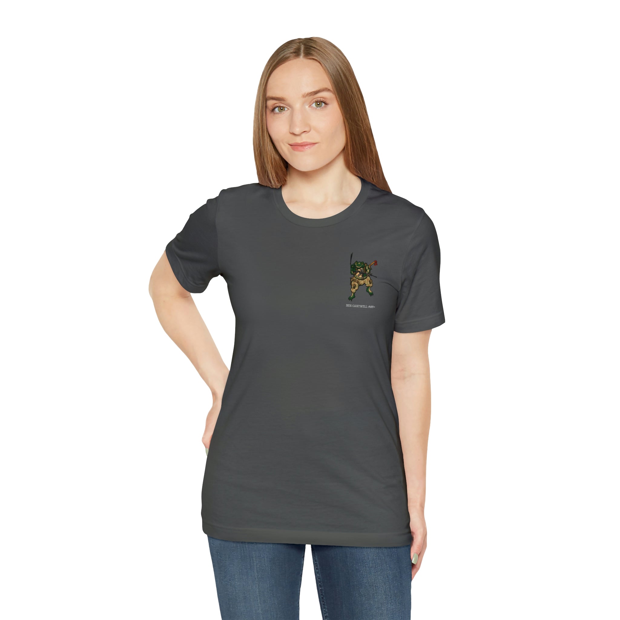 M4 and Radio Frog - Front Print - Short Sleeve Tee