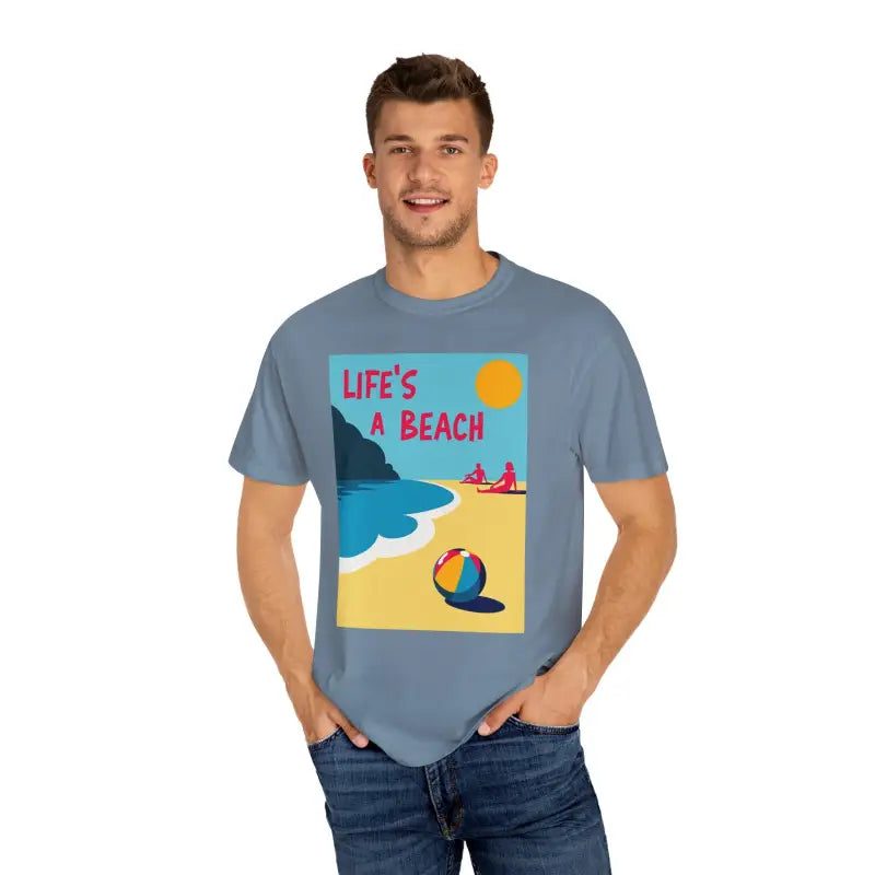 Ocean State Styles T Shirt Beach Scene Graphic Unisex