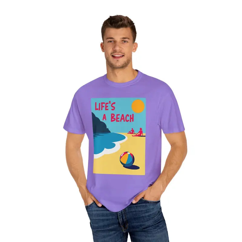 Ocean State Styles T Shirt Beach Scene Graphic Unisex