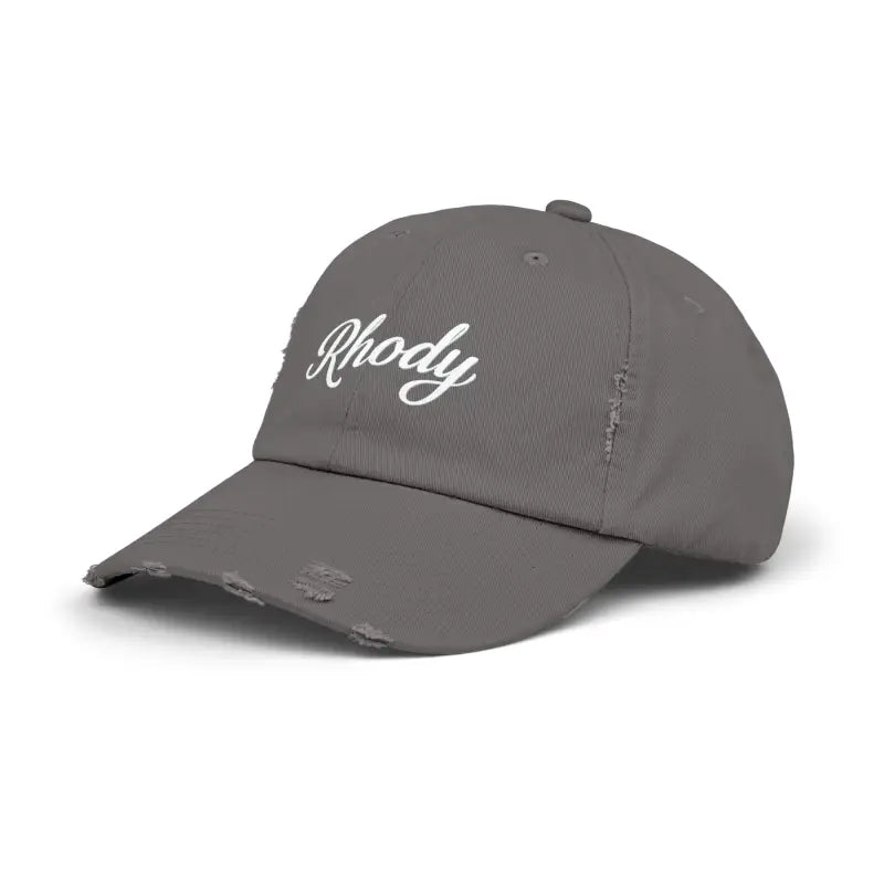 Ocean State Styles Baseball Cap Distressed Rhody Unisex