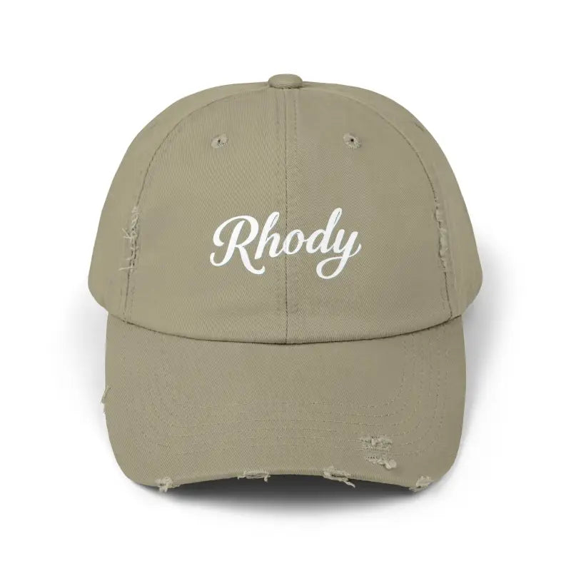 Ocean State Styles Baseball Cap Distressed Rhody Unisex