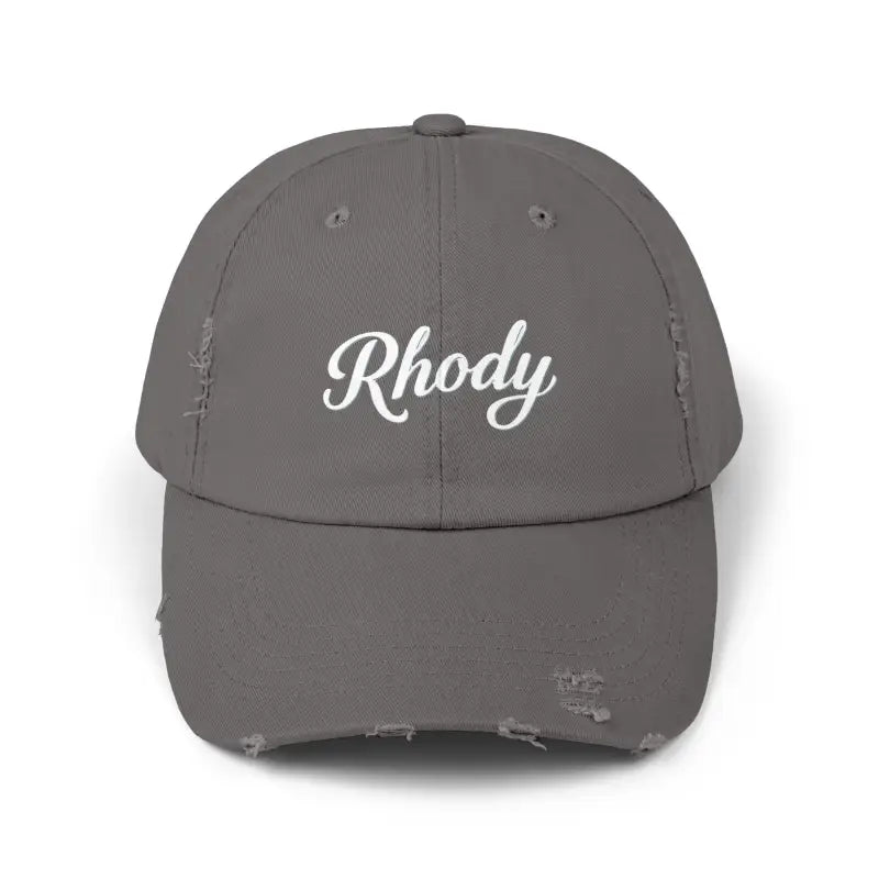 Ocean State Styles Baseball Cap Distressed Rhody Unisex