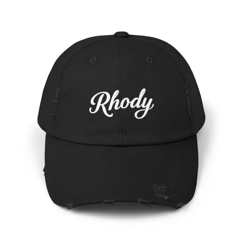Ocean State Styles Baseball Cap Distressed Rhody Unisex