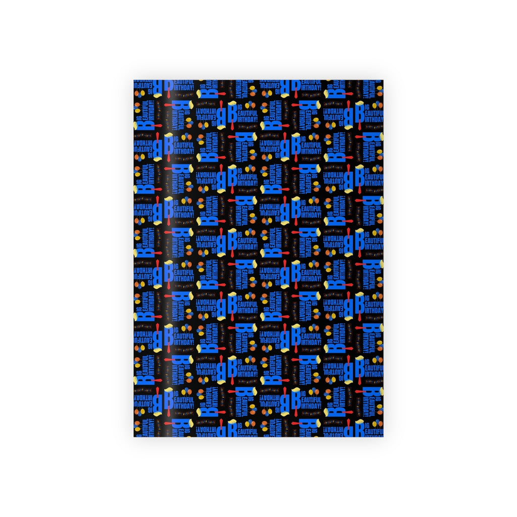 Big Beautiful Birthday Gift Wrapping Paper Roll