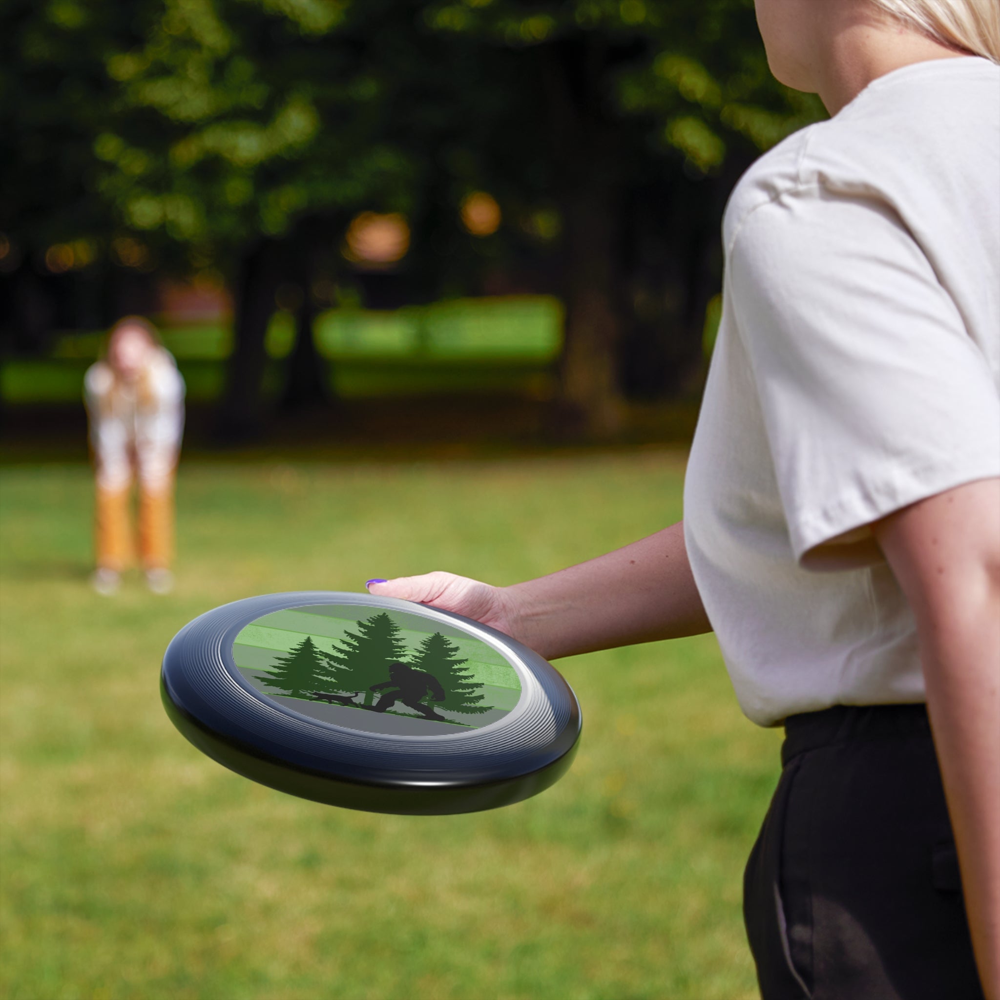 Bigfoot Adventure Flying Disc – Outdoor Fun with Nature Design