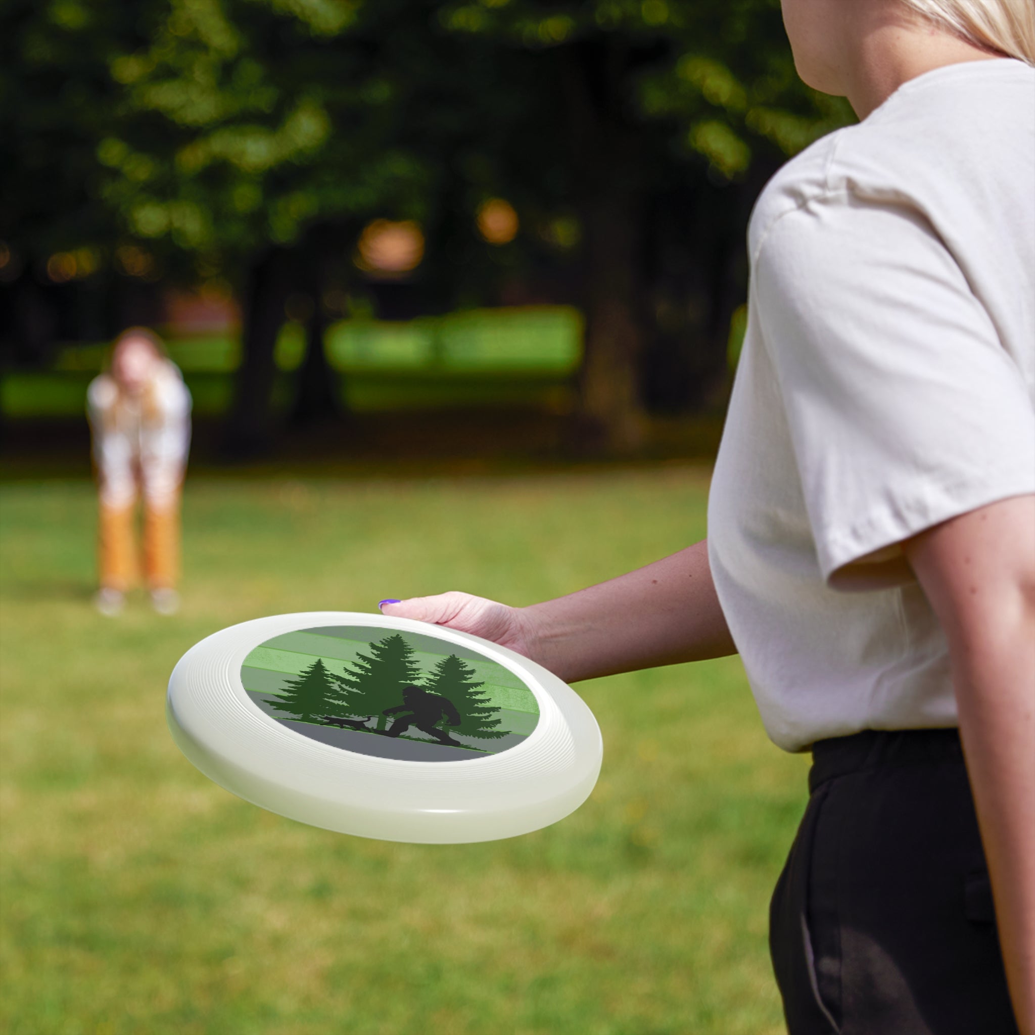 Bigfoot Adventure Flying Disc – Outdoor Fun with Nature Design