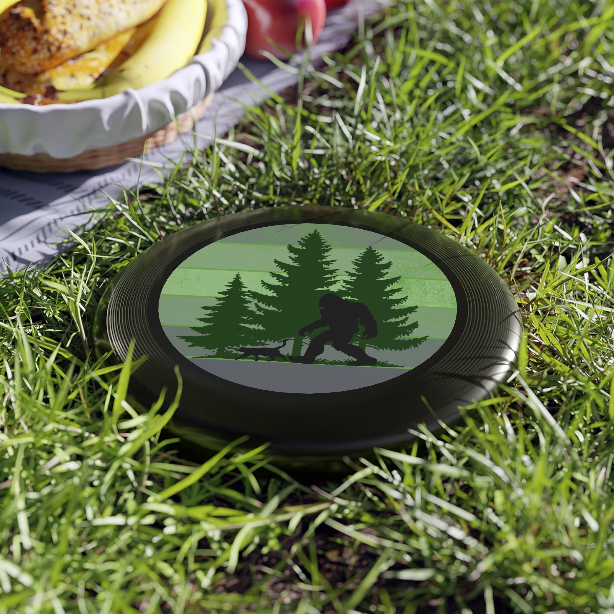 Bigfoot Adventure Flying Disc – Outdoor Fun with Nature Design
