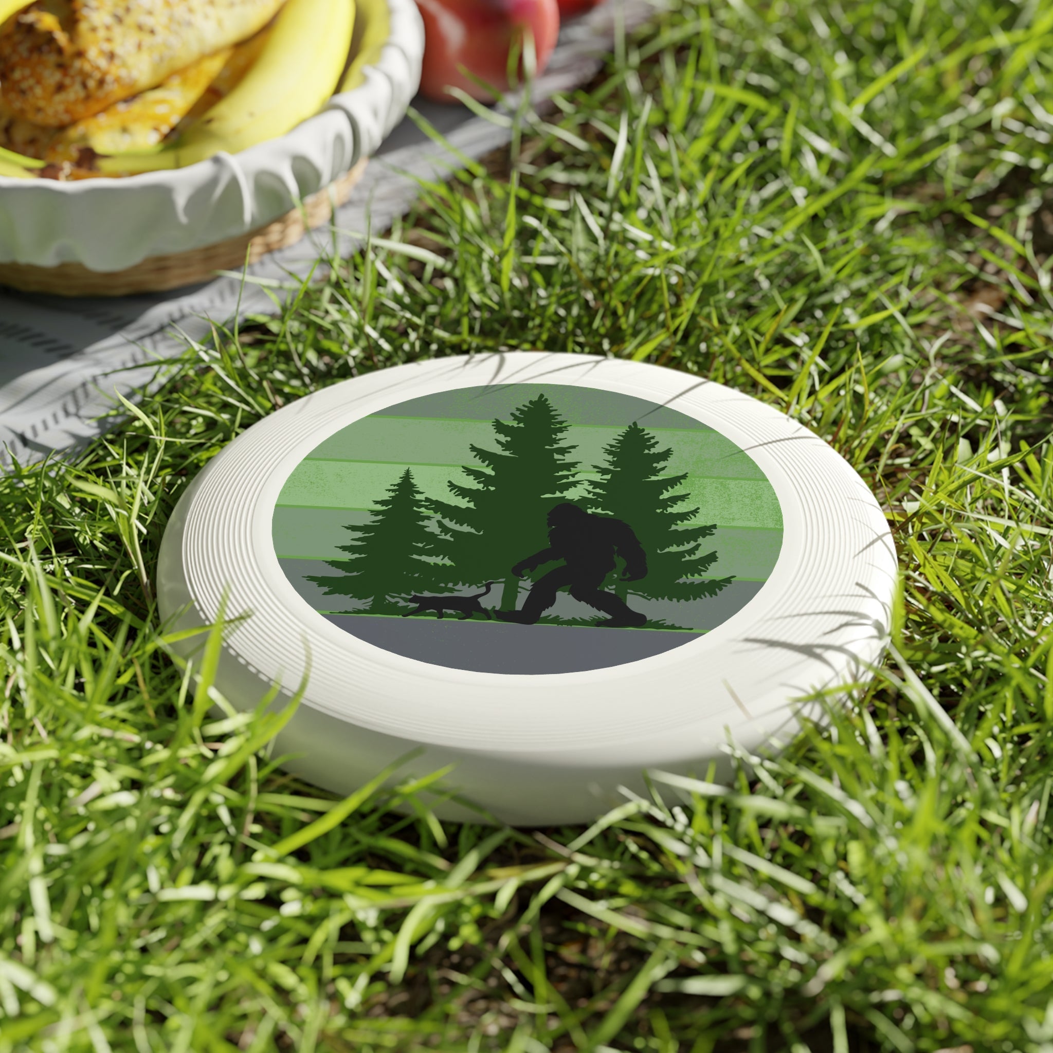 Bigfoot Adventure Flying Disc – Outdoor Fun with Nature Design