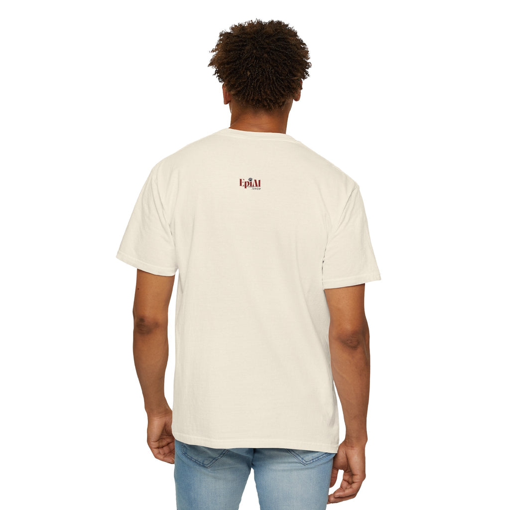 Bigfoot & Cat Unisex Garment-Dyed T-Shirt - Fun Casual Wear