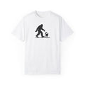 Bigfoot & Cat Unisex Garment-Dyed T-Shirt - Fun Casual Wear