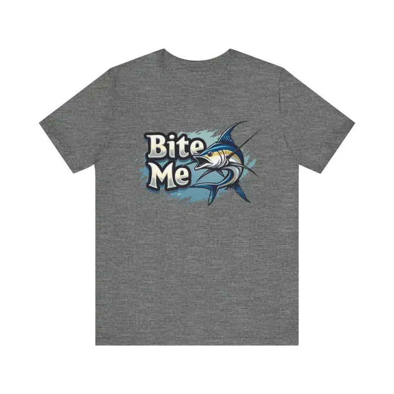 Ocean State Styles T Shirt Bite Me Fish Graphic Tee