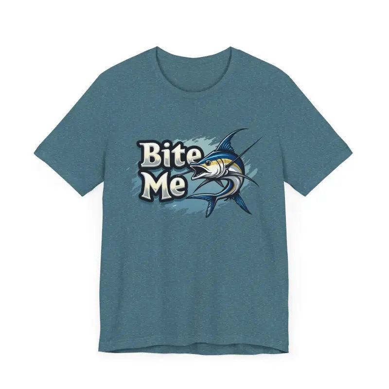 Ocean State Styles T Shirt Bite Me Fish Graphic Tee