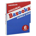 Bazooka Bubble Gum 6 piece Wallet