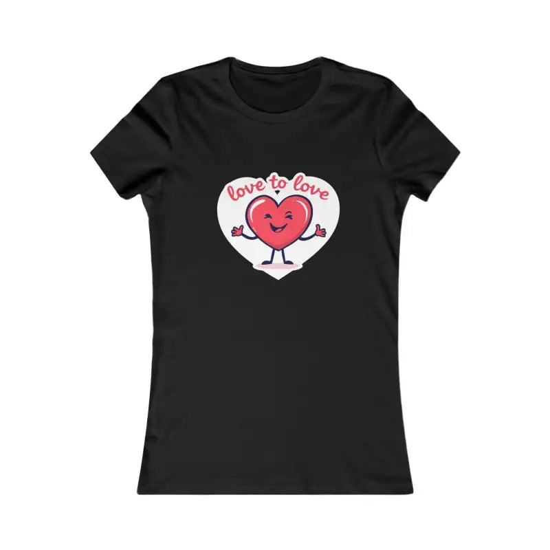 Ocean State Styles T Shirt Heart Graphic Women Love To Love