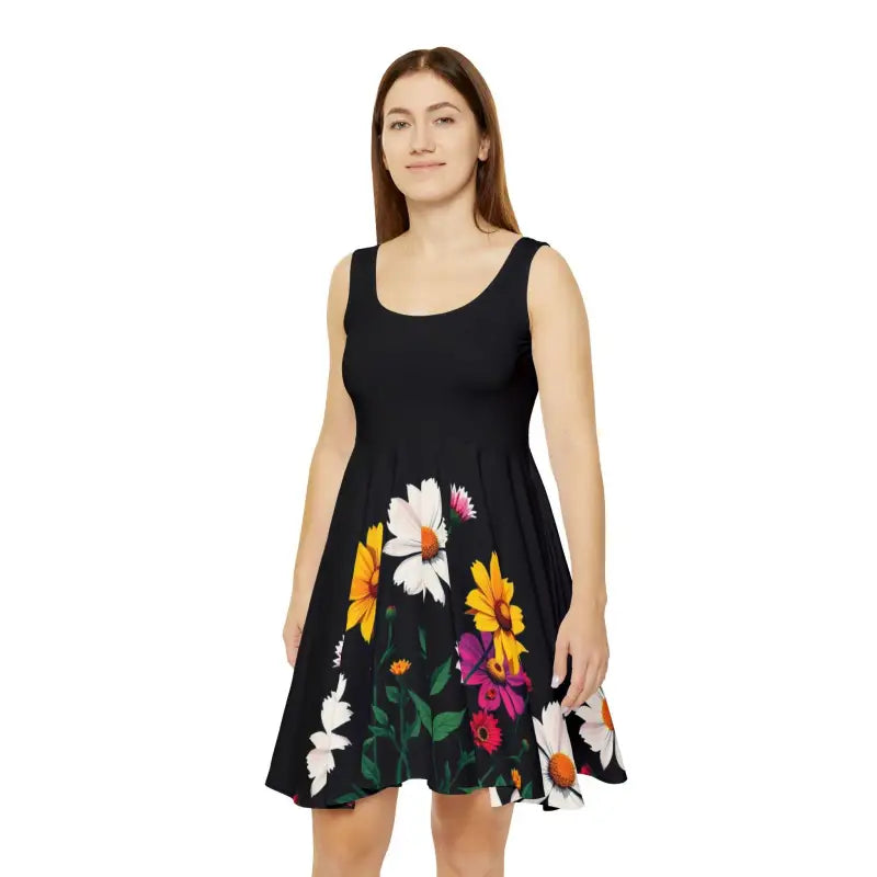 Ocean State Styles Floral Print Skater Dress Summer Events