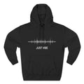 Ocean State Styles Hoodie Just Vibe Sound Wave Graphic