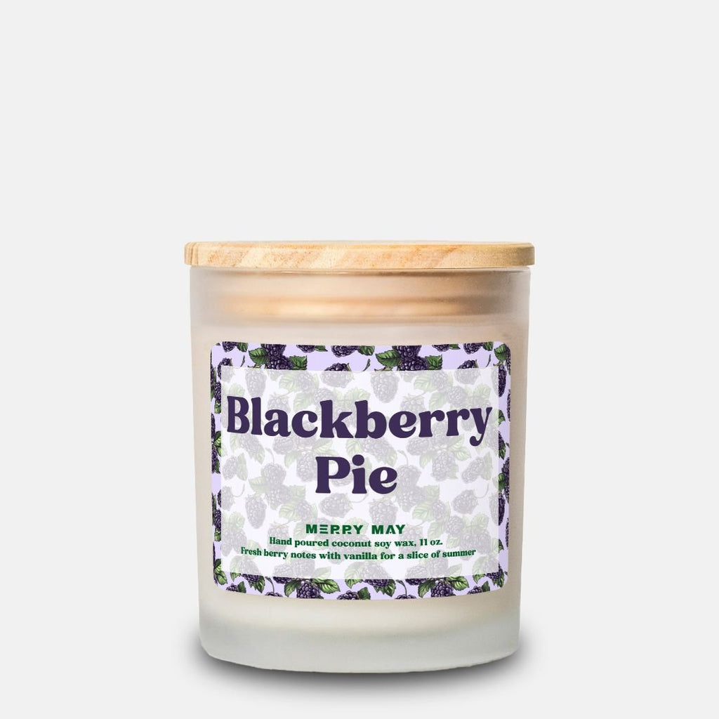 Blackberry Pie 11 oz. Frosted Candle