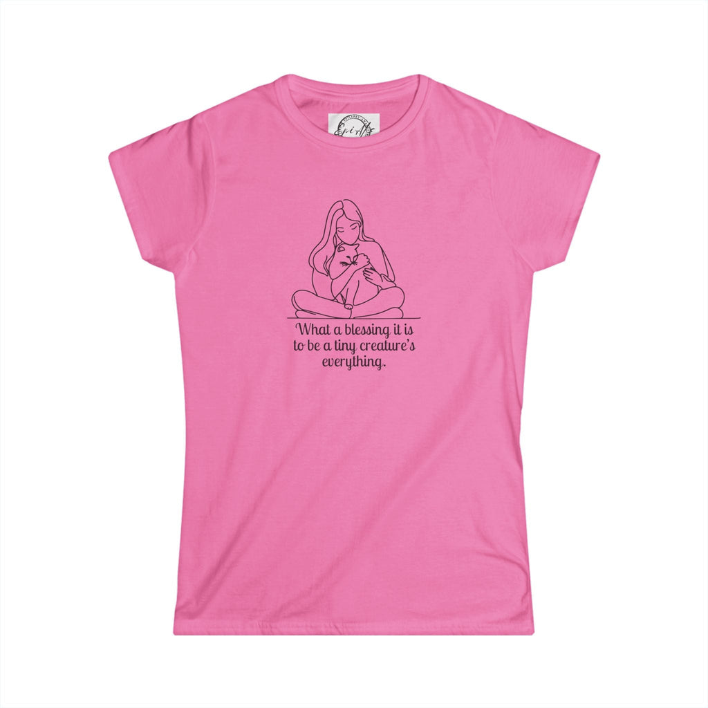 Blessing Inspirational Cat Lady's Softstyle Tee
