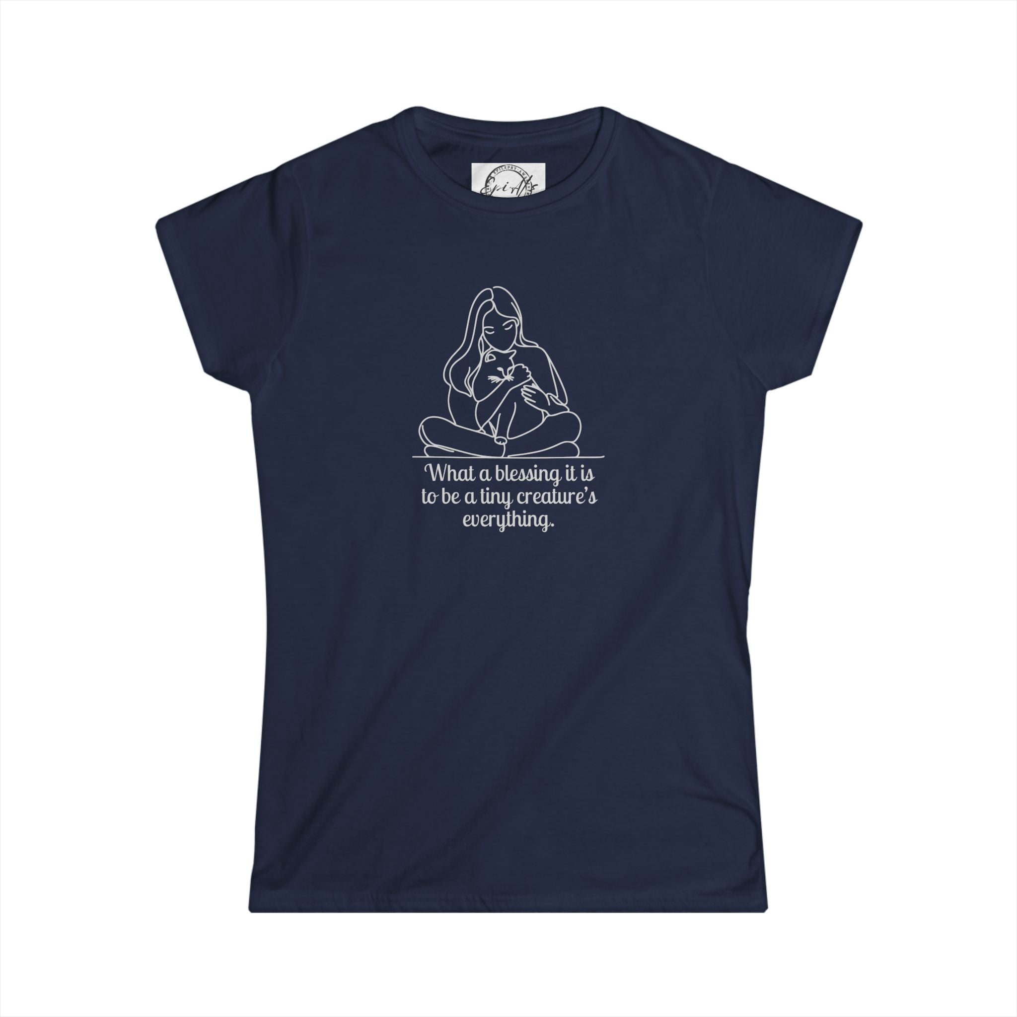 Blessing Inspirational Cat Lady's Softstyle Tee