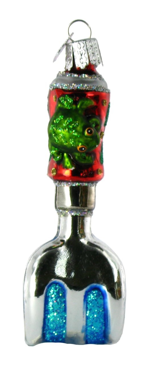 Garden Cultivator Glass Ornament