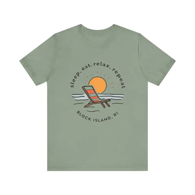 Ocean State Styles Block Island T Shirt Unisex Beach Vibes