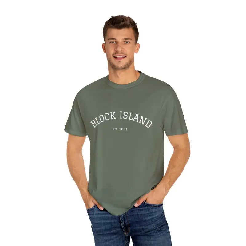 Ocean State Styles Block Island Est 1661 Crewneck T Shirt