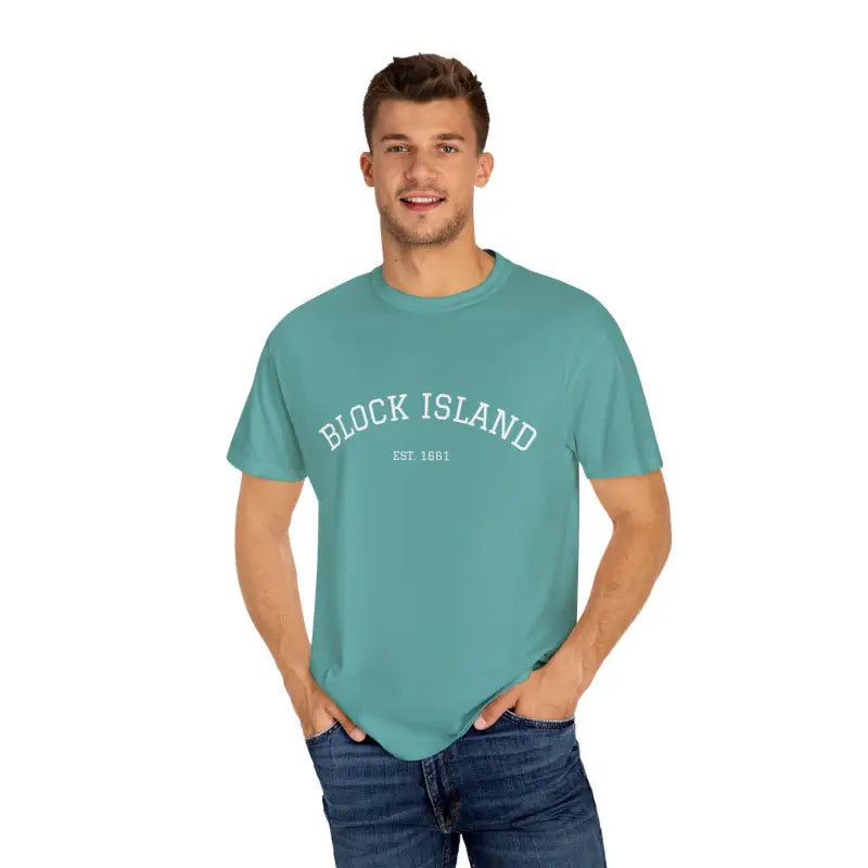 Ocean State Styles Block Island Est 1661 Crewneck T Shirt