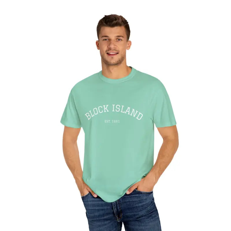 Ocean State Styles Block Island Est 1661 Crewneck T Shirt