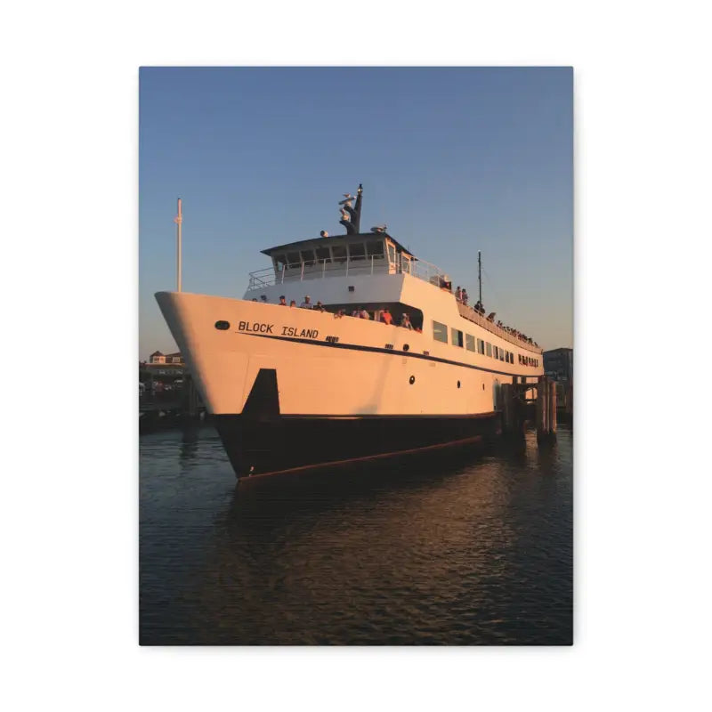 Ocean State Styles Canvas Art Block Island Ferry Old Harbor