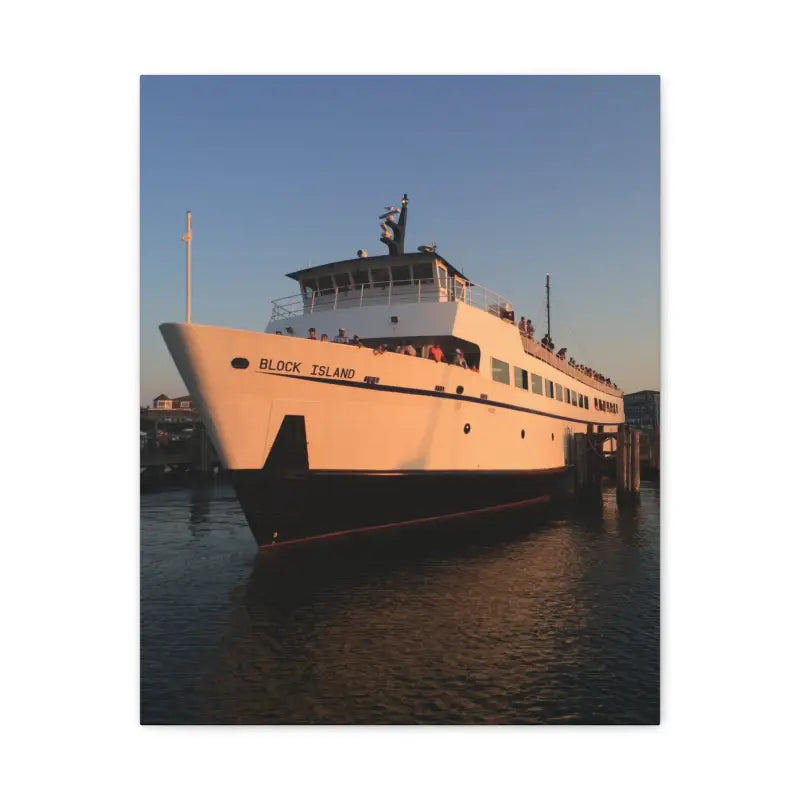 Ocean State Styles Canvas Art Block Island Ferry Old Harbor