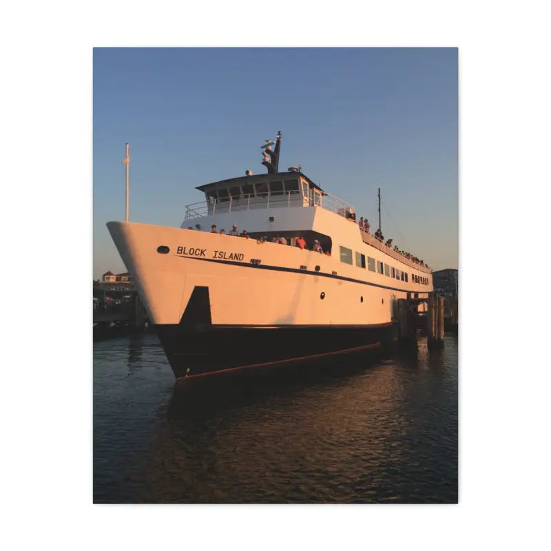 Ocean State Styles Canvas Art Block Island Ferry Old Harbor