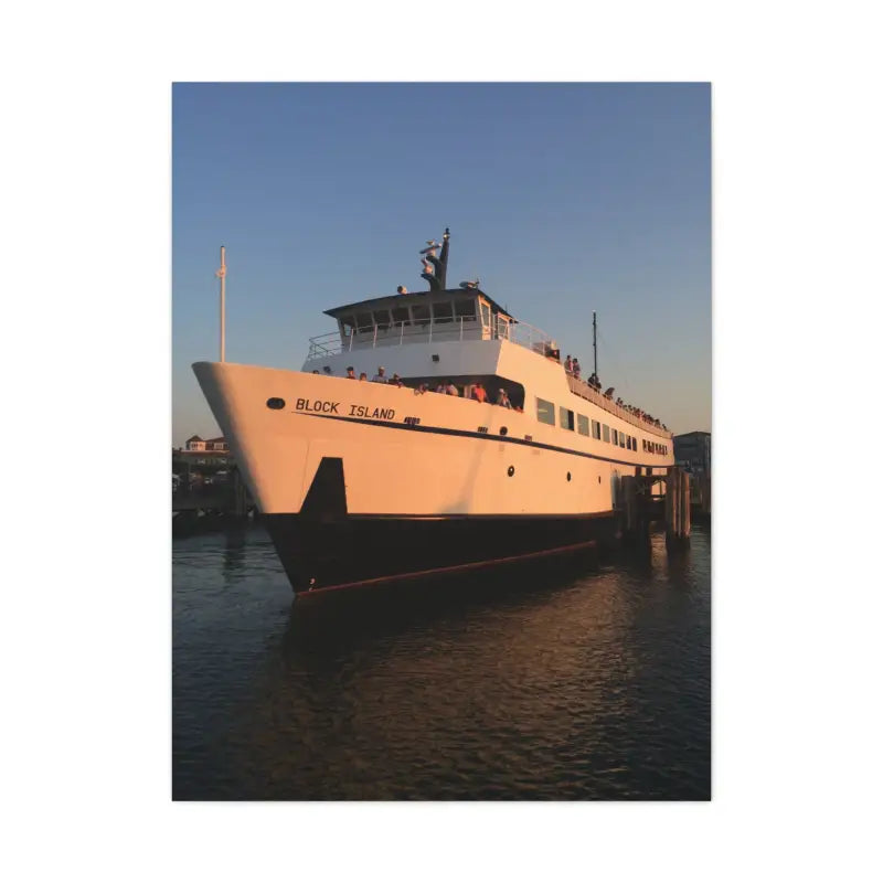 Ocean State Styles Canvas Art Block Island Ferry Old Harbor