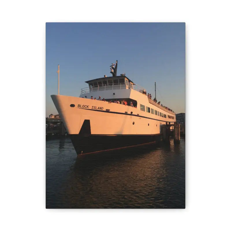 Ocean State Styles Canvas Art Block Island Ferry Old Harbor