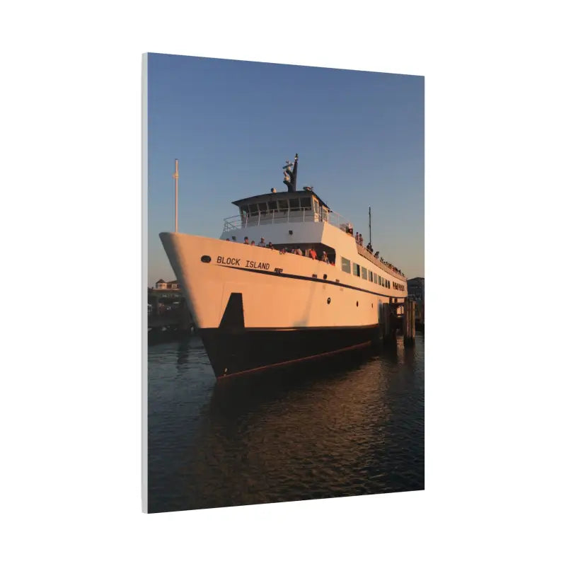 Ocean State Styles Canvas Art Block Island Ferry Old Harbor