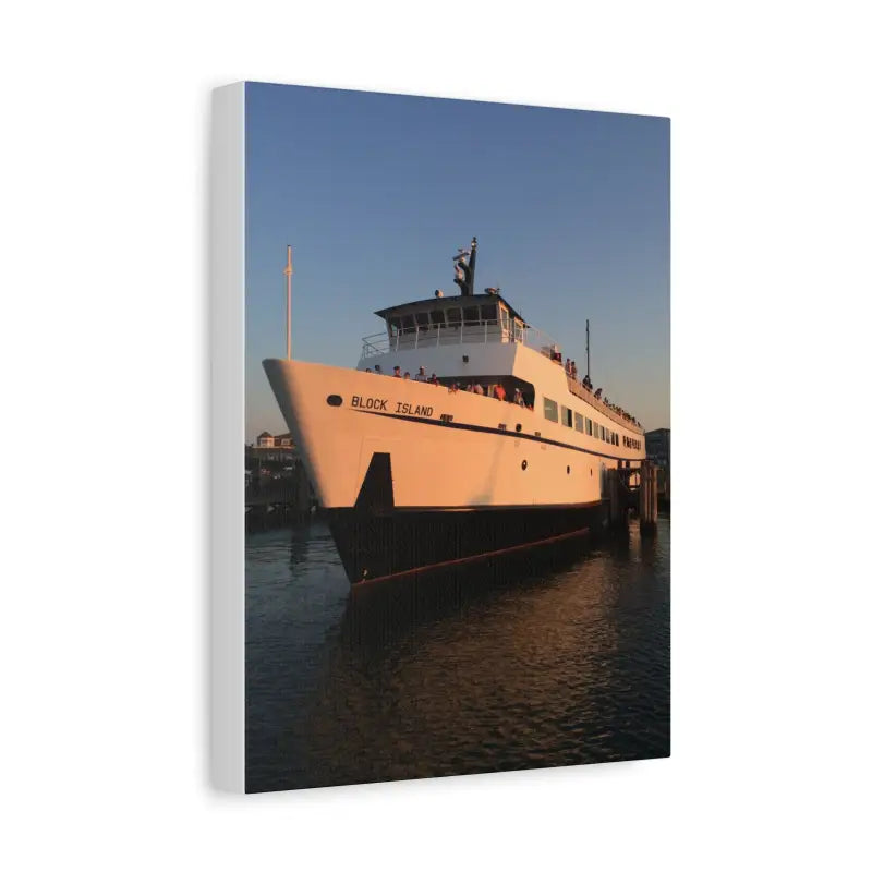 Ocean State Styles Canvas Art Block Island Ferry Old Harbor
