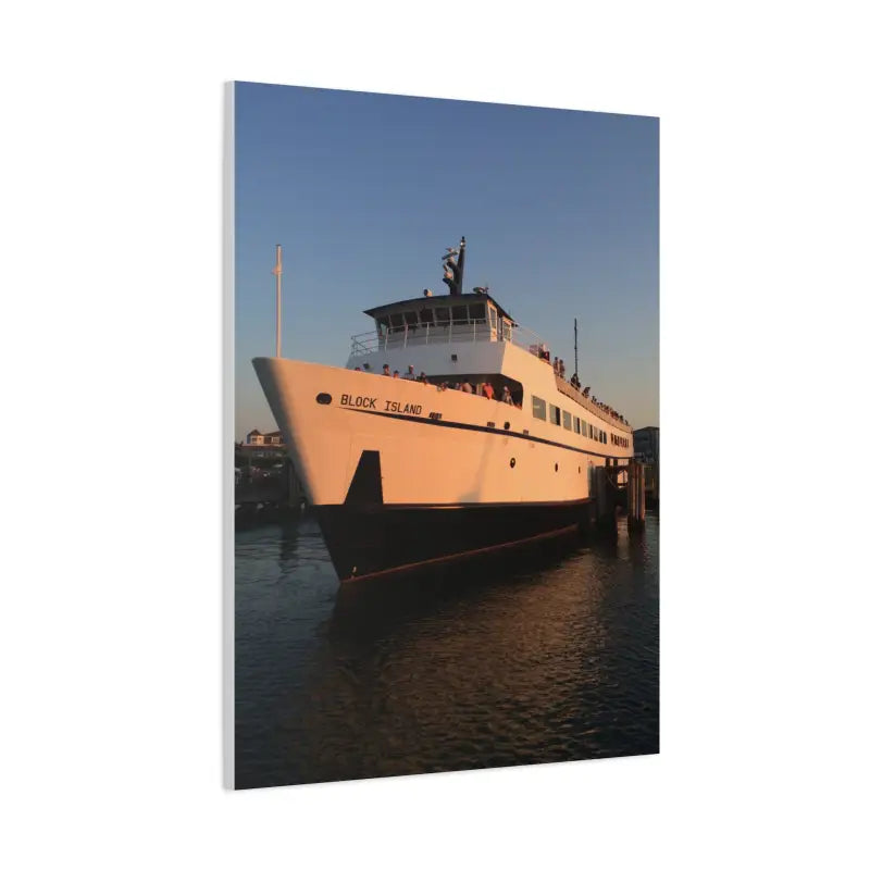 Ocean State Styles Canvas Art Block Island Ferry Old Harbor