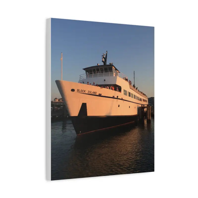 Ocean State Styles Canvas Art Block Island Ferry Old Harbor