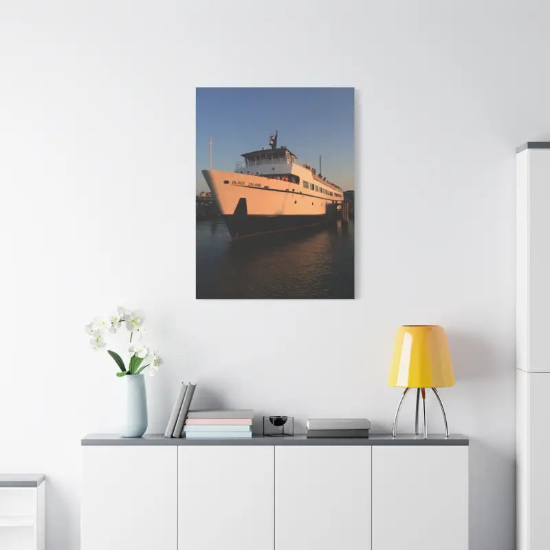 Ocean State Styles Canvas Art Block Island Ferry Old Harbor