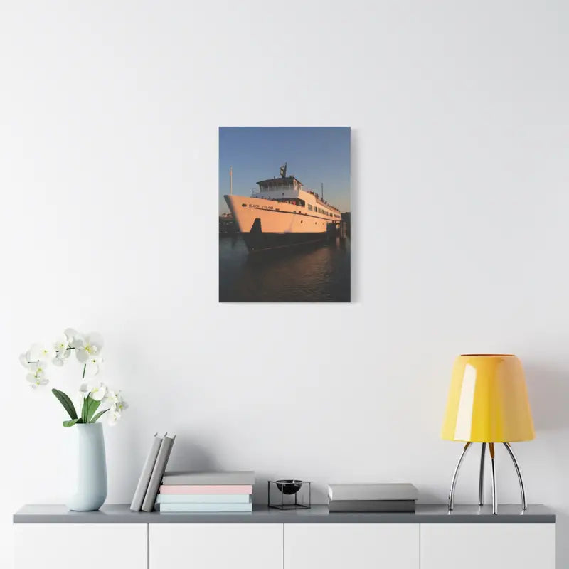 Ocean State Styles Canvas Art Block Island Ferry Old Harbor