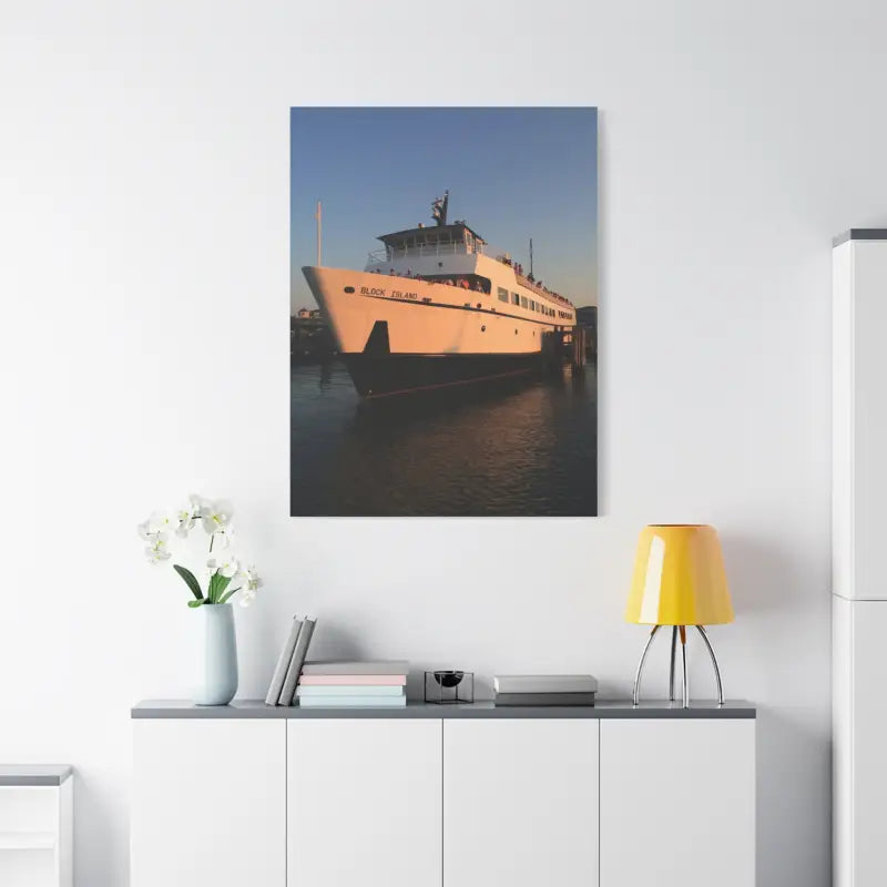 Ocean State Styles Canvas Art Block Island Ferry Old Harbor