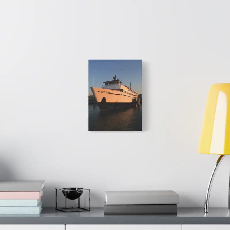 Ocean State Styles Canvas Art Block Island Ferry Old Harbor