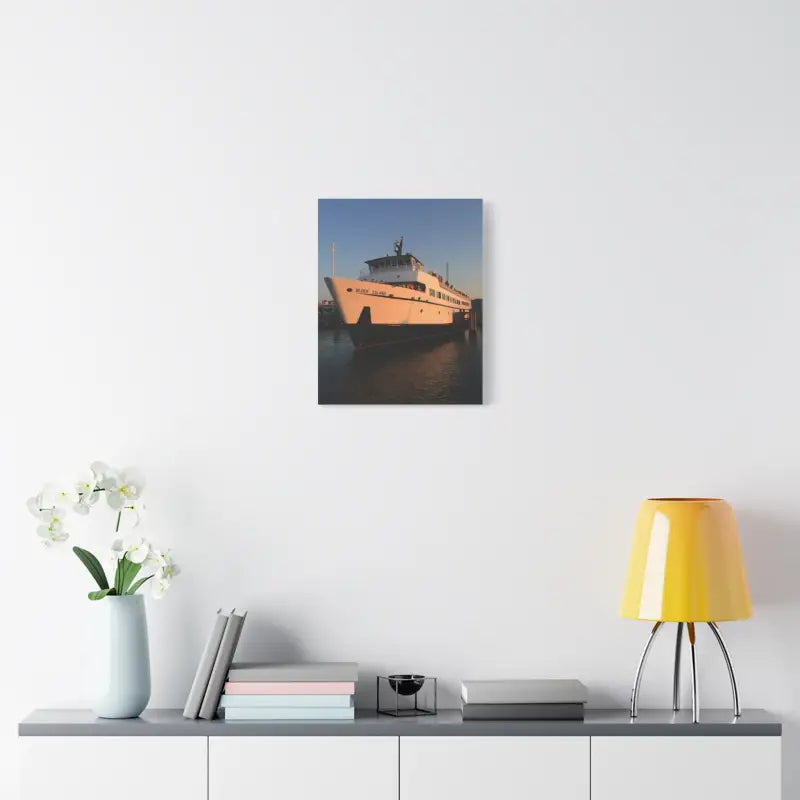Ocean State Styles Canvas Art Block Island Ferry Old Harbor