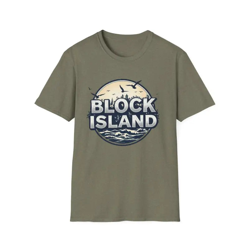 Ocean State Styles T Shirt Block Island Graphic Unisex