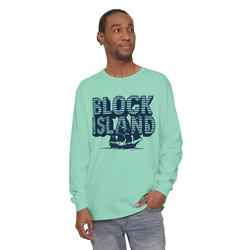 Ocean State Styles Block Island T Shirt Garment Dyed
