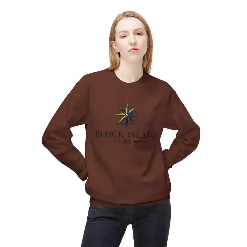 Ocean State Styles Sweatshirt Block Island Nautical Compass