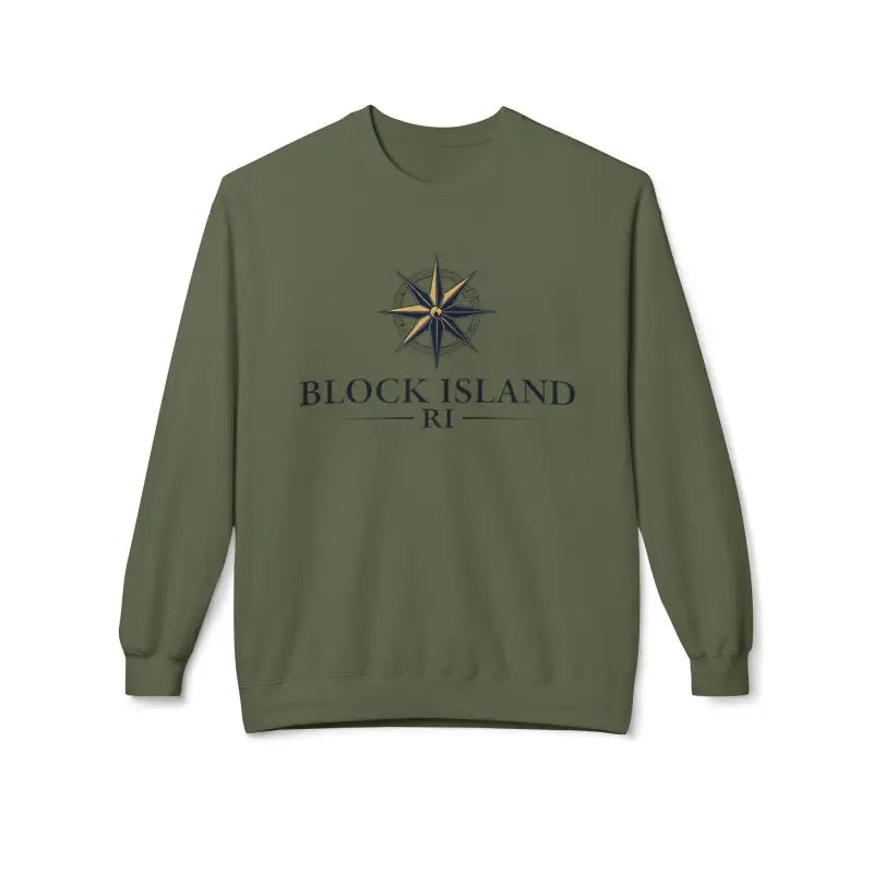 Ocean State Styles Sweatshirt Block Island Nautical Compass